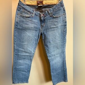 Blue Asphalt crop jeans